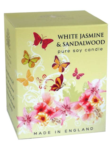 English Soap Company White Jasmine And Sandalwood Candle King And I Soap