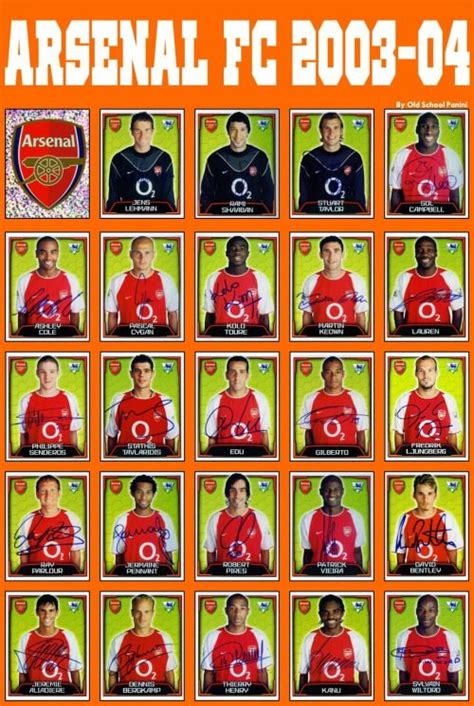 Arsenal Fc 2003 04 Fifa Football Uk Football Teams England Football