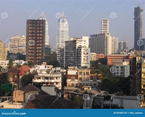 View Of South Mumbai In India Stock Photo Image Of Night Asia 82908134