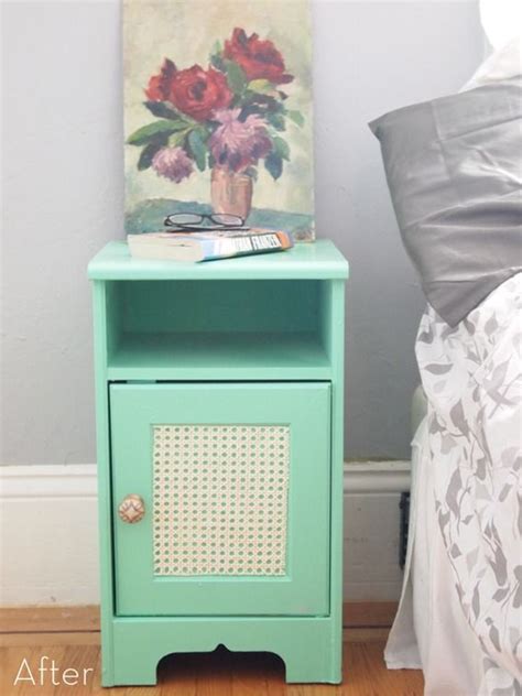 Before And After A Minty Fresh Nightstand Makeover Diy Nightstand