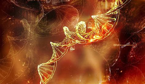 3840x2160px 4k Free Download Dna Genetics Fire Bonito Abstract