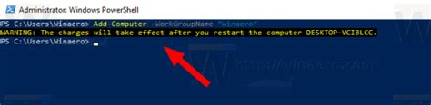 Change Workgroup Name In Windows 10