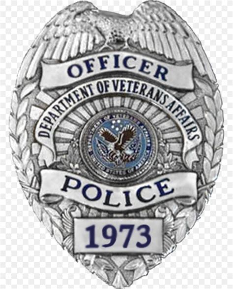 United States Department Of Veterans Affairs Police Badge Police