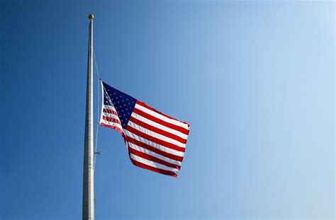 Why Flags Are To Be Flown At Half Staff
