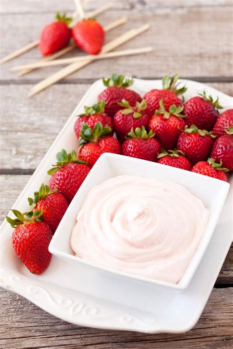 Fruit Dip A 60 Second Recipe 2 Ingredients 8 Oz Strawberry Cream