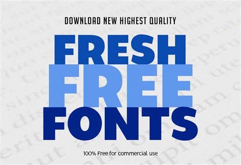 Free Fonts 20 New Fresh Fonts For Graphic Designers Graphic Design