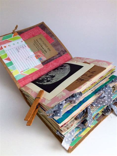 Great food, drinks, fun and lots of cake and gifts. Large Junk Journal, 25th Birthday Gift, Repurposed Journal ...