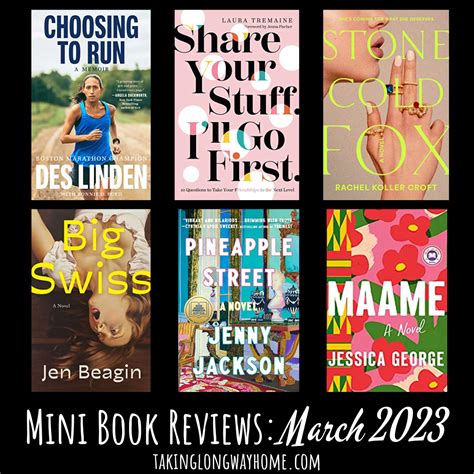 Mini Book Reviews March 2023 Cover