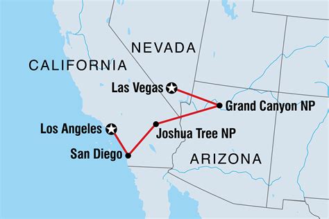 Map Las Vegas To Grand Canyon Maping Resources