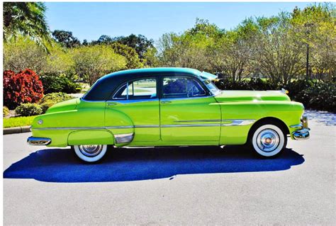 All American Classic Cars 1952 Pontiac Chieftain Deluxe 4 Door Sedan