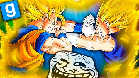 Garry S Mod Vegeta Vs Goku Master Troll Guess Who Dragon Ball En Gmod Youtube