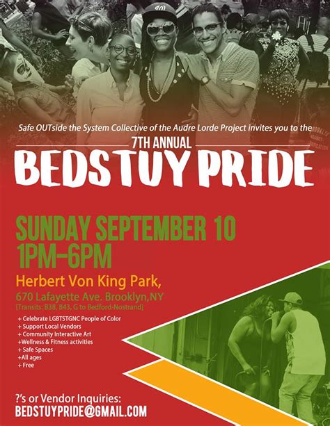 7th annual bed stuy pride the audre lorde project