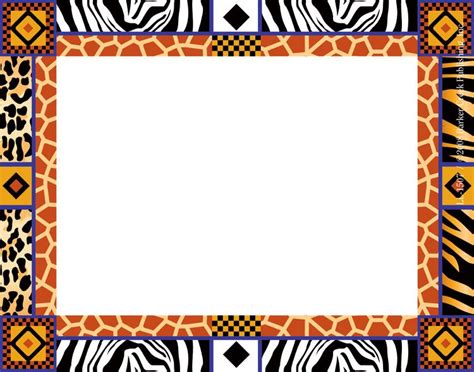 Pix For African Page Border