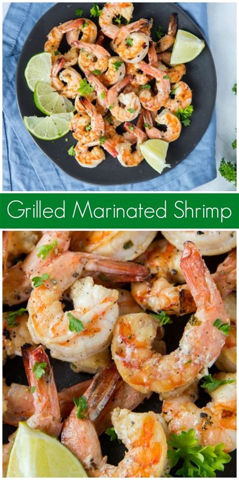 Ideal for a cocktail buffet, these appetizer shrimp are marinated for only 30 minutes and quite flavorful without any sauce. Grilled Marinated Shrimp | Recipe | Marinated shrimp, Shrimp recipes easy, Shrimp recipes