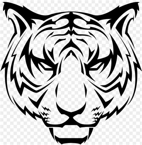 Tiger Head Vector Png Image With Transparent Background Png Free Png