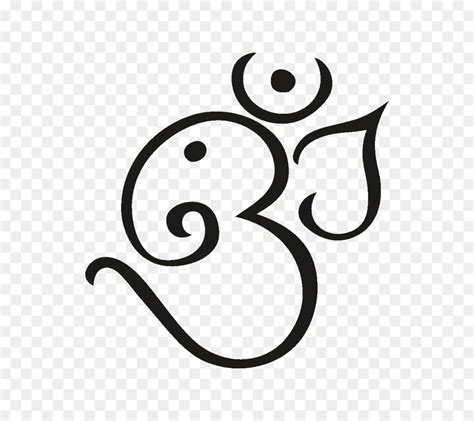 Ganesha Om Drawing Hinduism Symbol Ganesha Png Download 908981