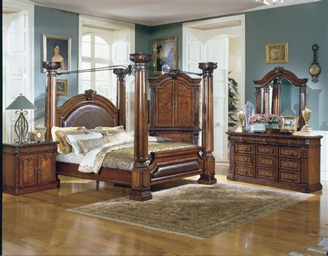 The type of furniture you choose should. finally purchased our dream bed | Canopy bedroom sets ...