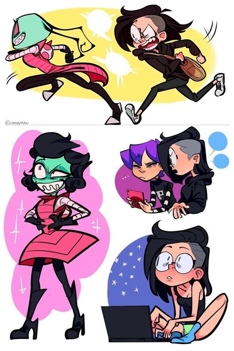 This Is The Only Good Genderbend Invader Zim Dib Invader Zim Characters Invader Zim
