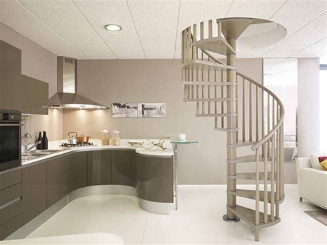 Genius 070 Spiral Staircase In Oak Ash Or Beech With Timber Spindles