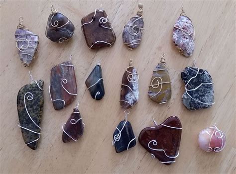 Image Result For How To Wire Wrap Stones For Beginners Wire Wrapping