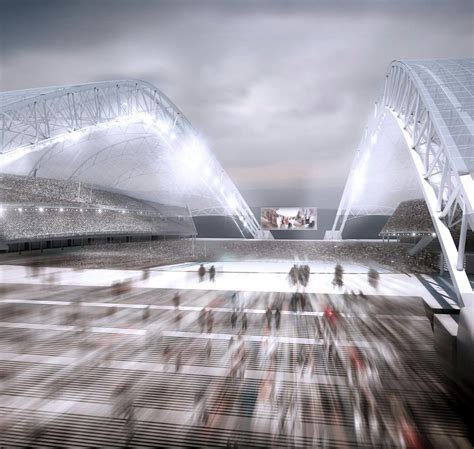 Populous Fisht Olympic Stadium For Sochi Winter Games News Archinect