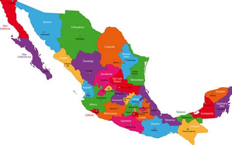 Mapa Rep Blica Mexicana Mapas De M Xico Para Descargar E Imprimir