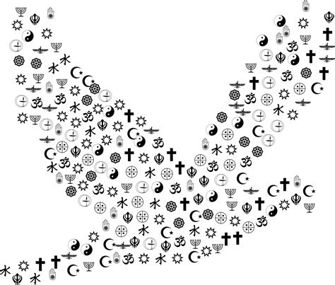 Clipart World Religions Peace Dove