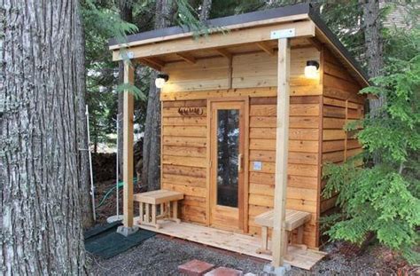 29 Diy Sauna Plans Our List Features Indooroutdoor Saunas Gorgeous