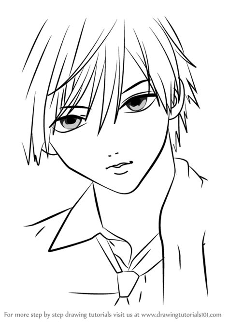 Step By Step How To Draw Tsukune Aono From Rosario