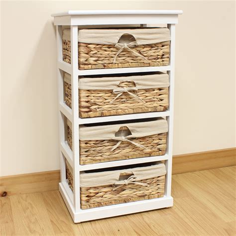 Shop from the world's largest selection and best deals for wicker bathroom home storage units. Hartleys Large White 4 Basket Home Storage Unit Bathroom ...