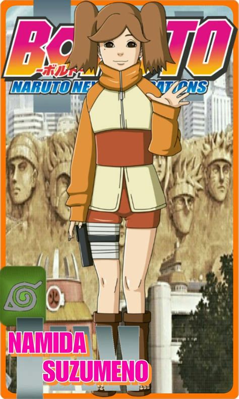 Namida Suzumeno Boruto Anime Naruto Gaara Naruto