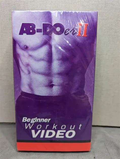 Thane Fitness Ab Doer Ii Vhs Tape Beginner Exercise Workout Video Tape
