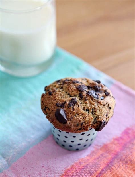 Dark Chocolate Chunk Muffins The Speckled Palate