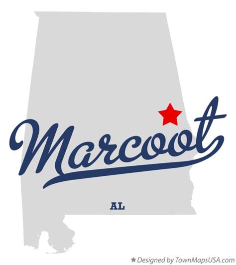 Map Of Marcoot Al Alabama