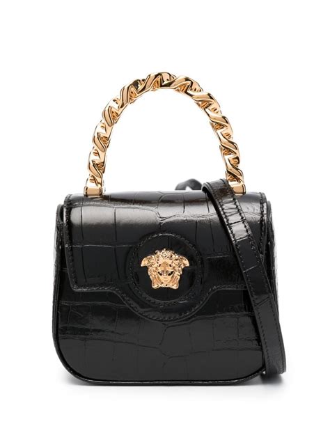 Versace La Medusa Leather Mini Bag Farfetch