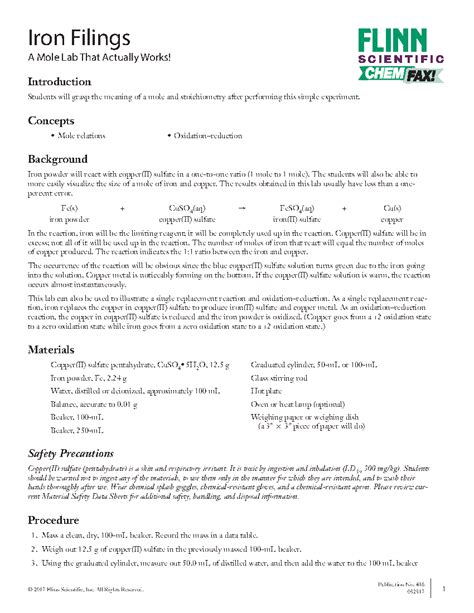 Merely said, the answer sheet to gizmo identifying nutrients is universally compatible considering any devices to read. Iron Filings - A Mole Lab That Actually Works