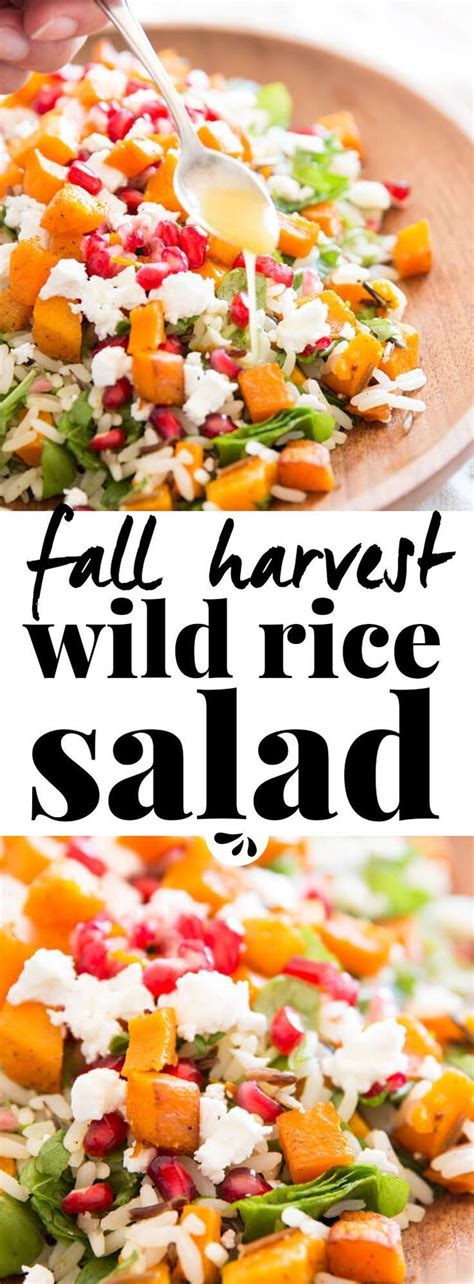 Whether you're lucky enough to have access to precious oven space or you need a dish that can be prepared in advance and ready to hit. This harvest wild rice salad with pumpkin, pomegranate and feta is the perfect addition… | Rice ...