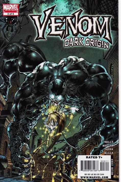 Venom Dark Origin Vol 1 3 Cover Art By Angel Medina Venom Comic