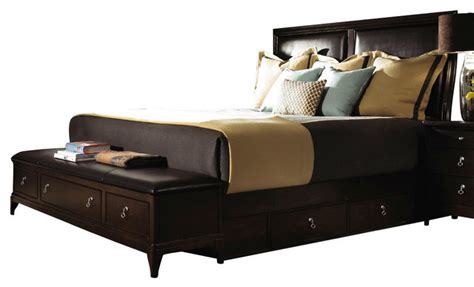 Geralyn tufted upholstered storage platform bed. Kincaid Alston Solid Wood Queen Bed with Underbed and ...