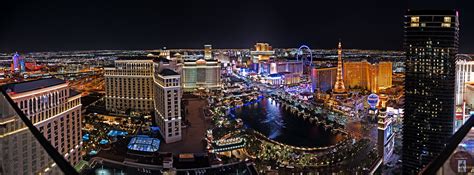 Panoramic View Las Vegas Strip View From The Cosmopolitan Flickr