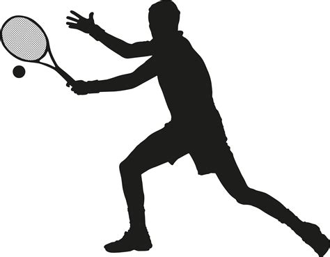 Fond De Tennis Silhouette Png Png Play