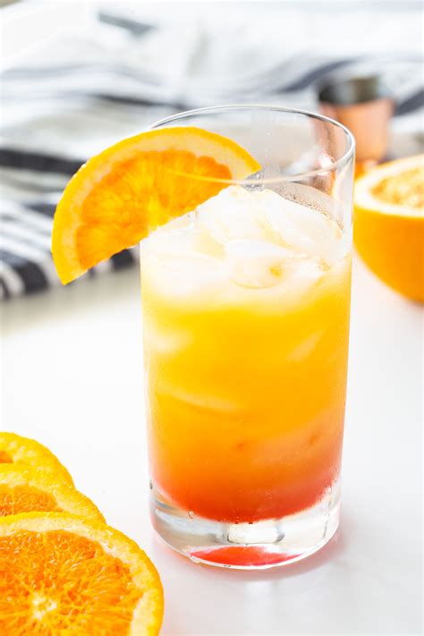 Sweet Sunrise Mocktail Recipe A Virgin Tequila Sunrise