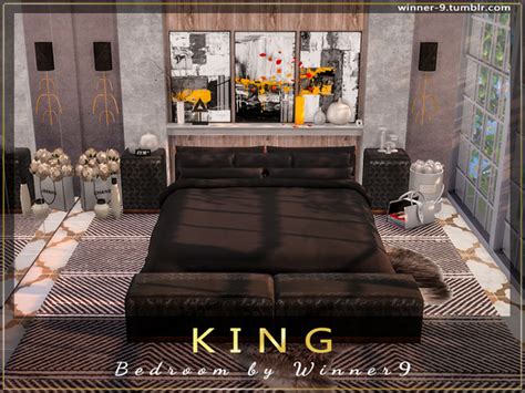 King Bedroom By Winner9 At Tsr Sims 4 Updates
