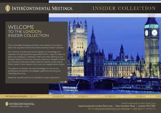 Intercontinental London Park Lane Insider Collection By