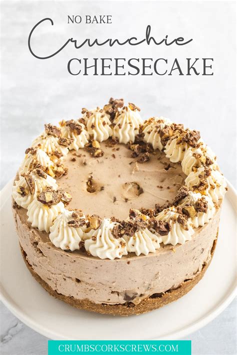quick easy and super delicious this no bake crunchie cheesecake is going s… chocolate