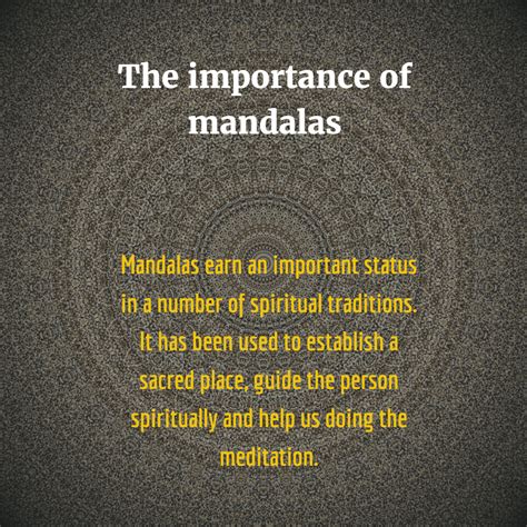 Facts About Mandala Mandala Crochet Stitches Patterns Sacred Places