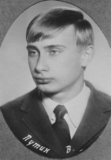 See Images Of A Young Vladimir Putin Time