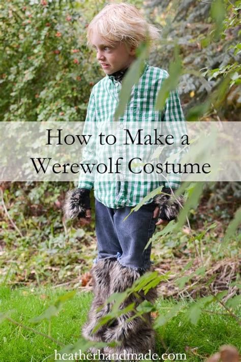 Heather handmade shows how you can easily create a diy werewolf costume from an upcycled shirt and a bit of denim. Easy DIY Werewolf Costume • Heather Handmade
