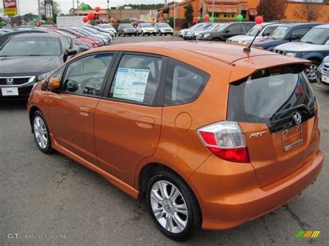 Or at least, honda should offer all of the pieces unpainted! 2010 Orange Revolution Metallic Honda Fit Sport #29957439 ...