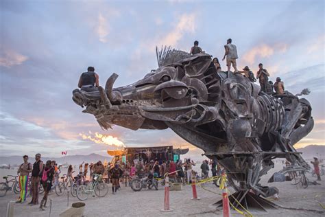 Hog Sculpture Burning Man Black Rock Desert Nevada